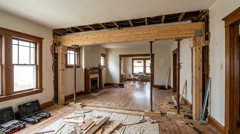 Beam Replacement & Load-Bearing Wall Removal Richmond
